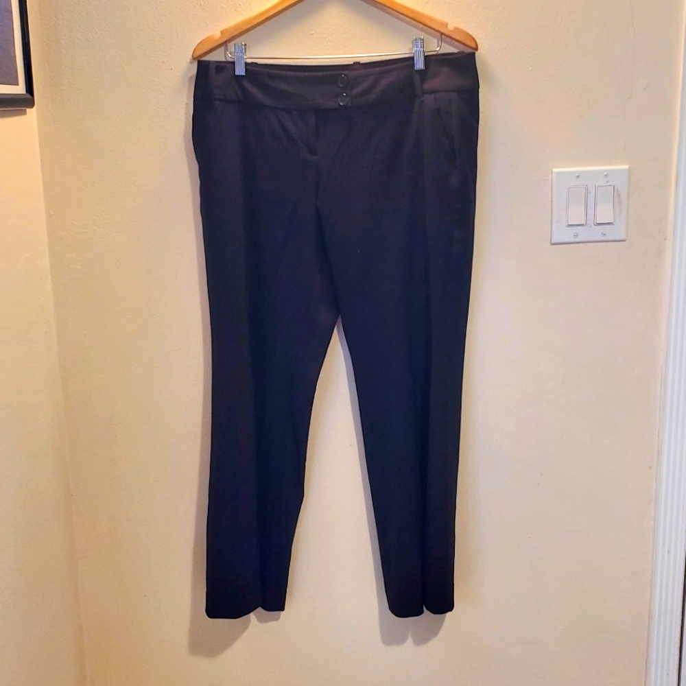 New York & Company Stretch Black Pants Size 12P